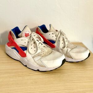 Nike Air Huarache Ultramarine Solar Red Sneakers